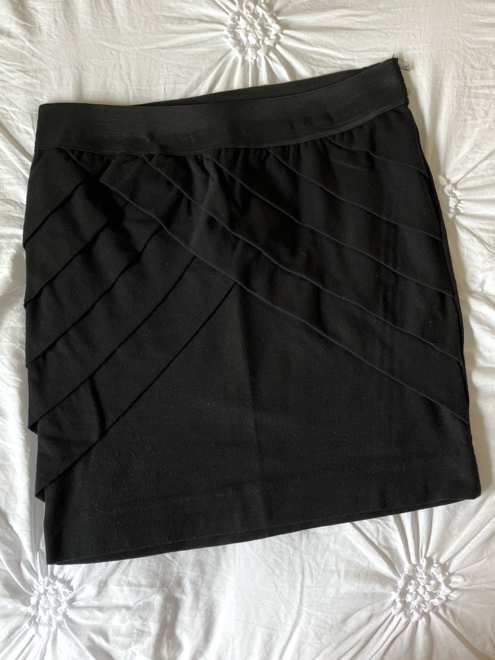 Black Knit Pencil Skirt